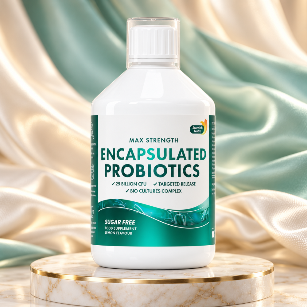 Swedish Nutra Probiotika MAX – 25 Milliarden KBE – Produktfoto