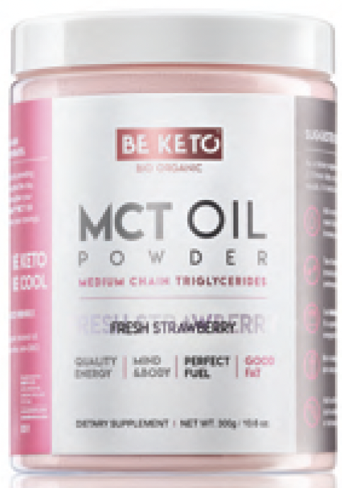 MCT olej prášok 300g (viacej variánt) Čerstvé jahody