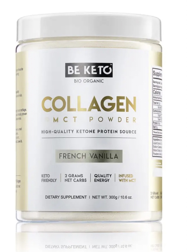 KETO grass-fed COLLAGEN WITH MCT OIL (6 VARIÁNT) French Vanilla