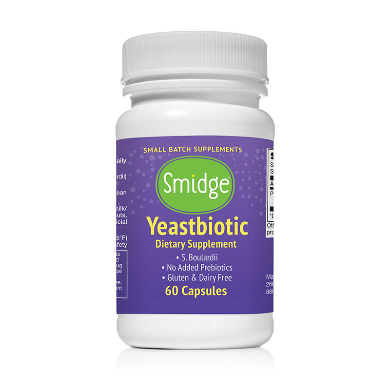 Smidge Yeastbiotic Probiotikum odolné voči antibiotikám 60kps