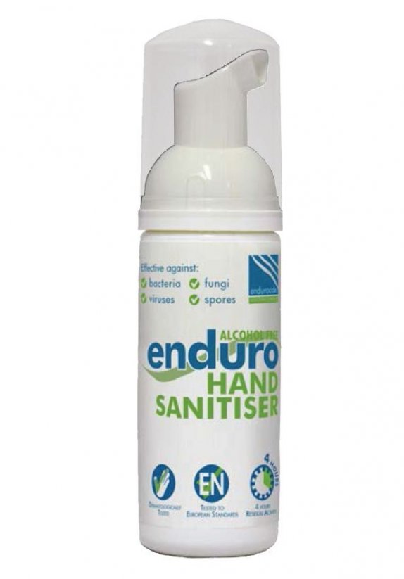 Enduro Hand Sanitiser dezinfekční pěna - dezinfekce rukou bez alkoholu (proti: bakterie, viry, plísně, spóry) 150 ml