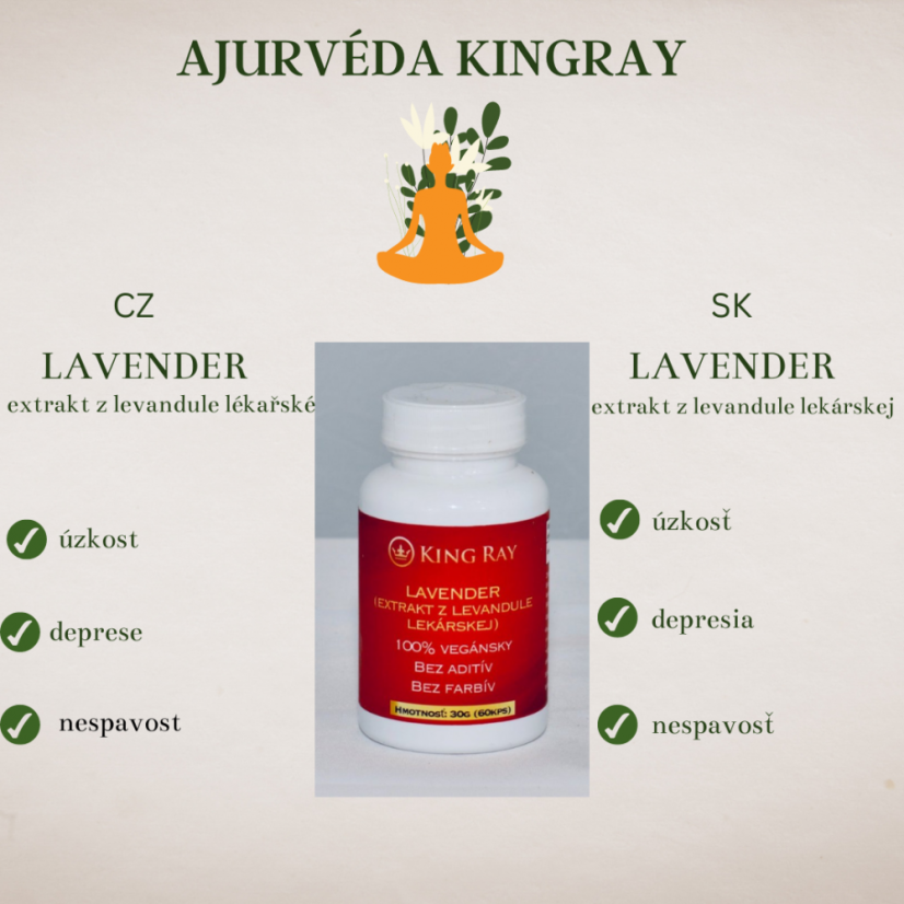LAVENDER (levandule květ extrakt) 60kps