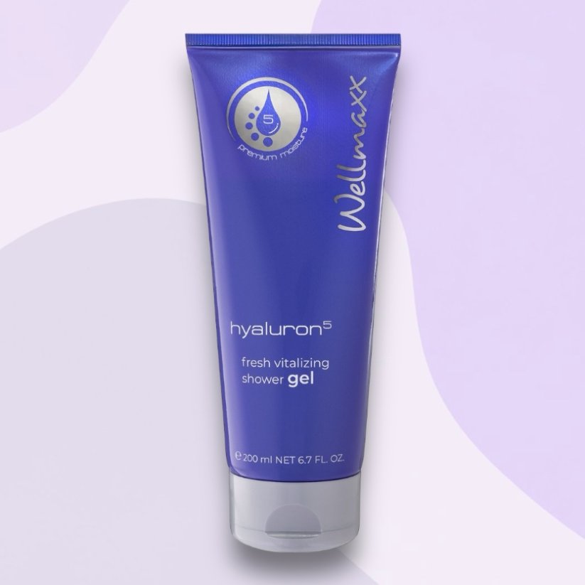 Wellmaxx Hyaluron5 fresh vitalizing shower gel sprchový gél 200ml