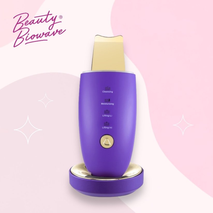 Beauty Biowave Ultrazvuková špachtla 24K GOLD 4v1