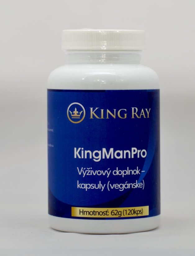 MAN PRO 120kps pre mužov - Komplex antioxidantov, húb a rastlinných extraktov pre výživu a vitalitu mužského organizmu.