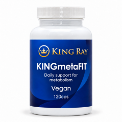 KINGRAY KINGmetaFIT – Metabolism, blood sugar & weight management, 120 Capsules
