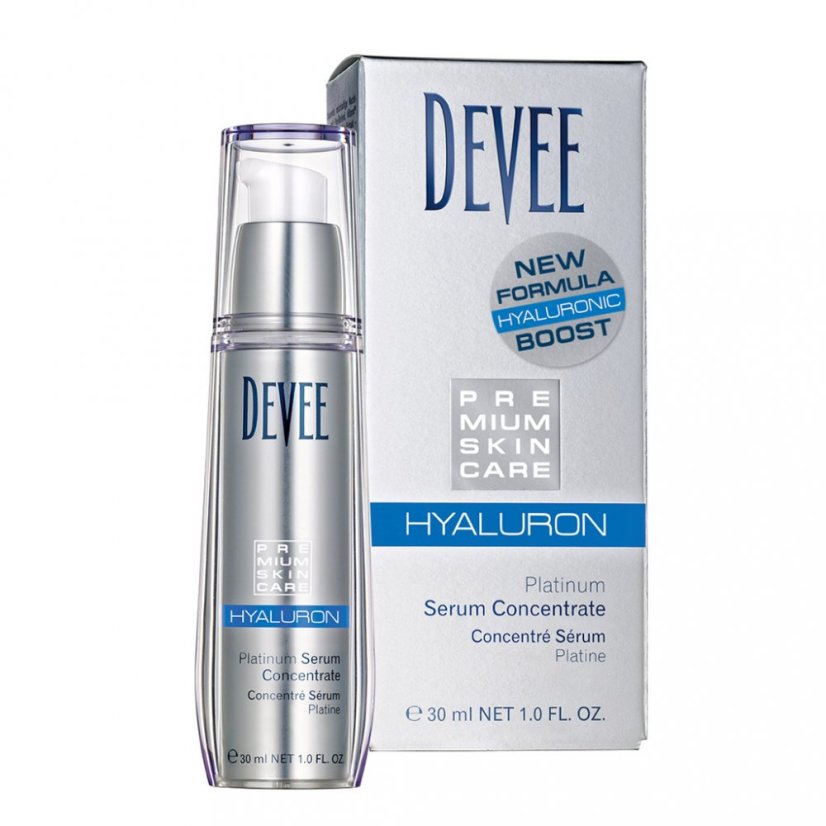 Devee Hyaluron sérum 30ml - platinová edícia 4xkyselina hyaluronová