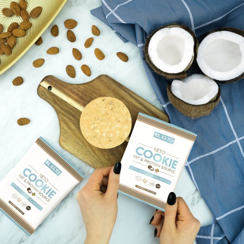 Keto keksík cookies - kokos