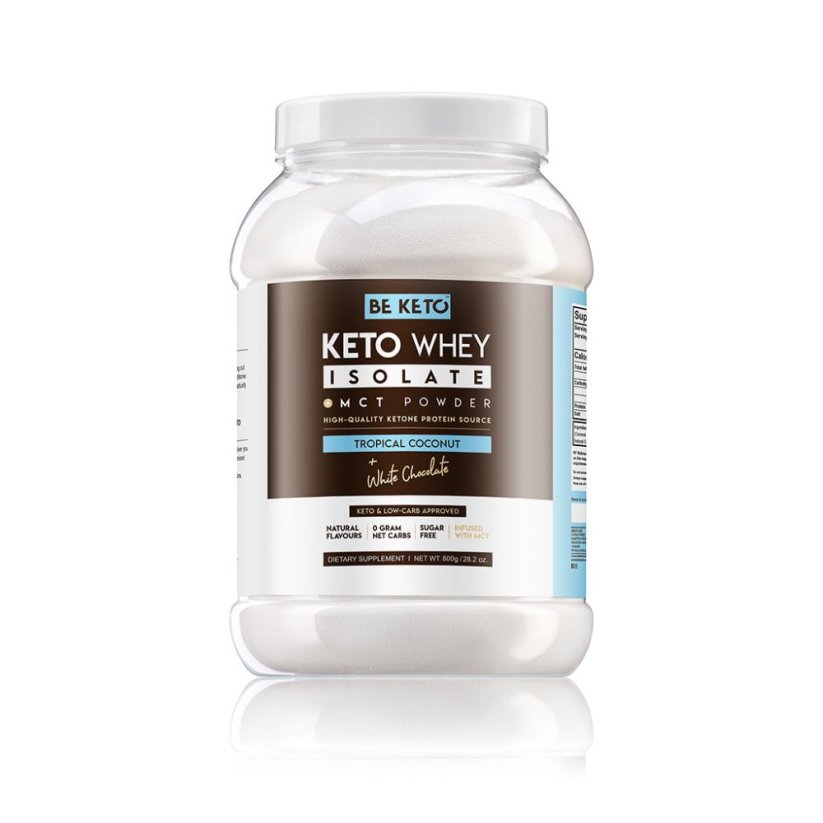 Keto WHEY ISOLATE WITH MCT Tropical coconut and white chocolate 800g
