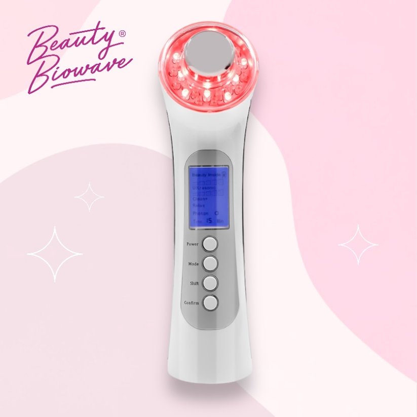 BeautyBiowave  Žehlička na pleť Profi 5v1