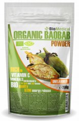 Organic Baobab Powder – Bio baobab prášok 200g EXP.2025