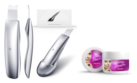 BeautyBiowave whole body metal sonic spatula SILVER