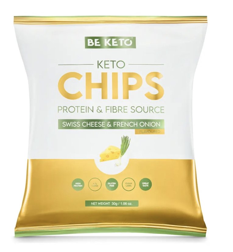 Keto Chips - swiss cheese, french onion