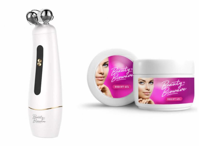 Beauty Biowave Exclusive arckezelő készülék (ultrahang, ionok, EMS, mikroáram) ROLLER fejjel + RF technológiával