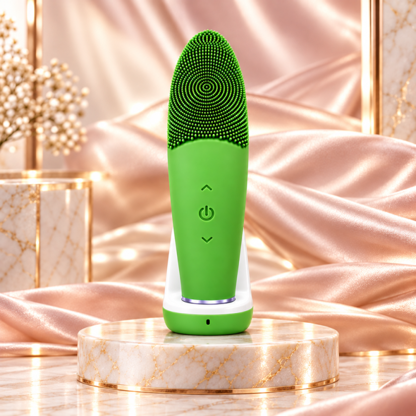 Beauty Biowave Sonický čistící kartáček s vyhříváním, se stojanem SON-TERM