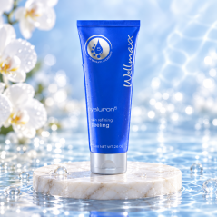 Wellmaxx Hyaluron⁵ Hautverfeinerndes Peeling – Sanftes Bambus-Gesichtspeeling 75 ml
