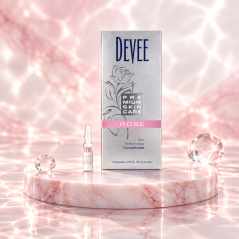 Devee Rose Blossom Power Concentrate – pleťové ampulky s damašskou růží, 7 × 2 ml