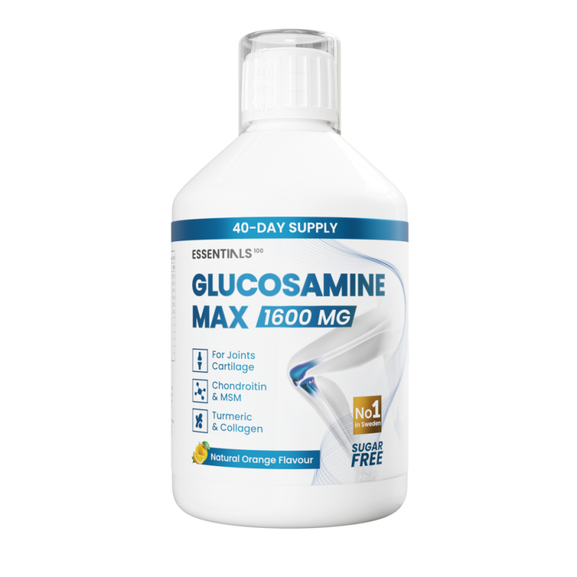 Swedish Essentials Glucosamine MAX 1,600mg + collagen 500mg