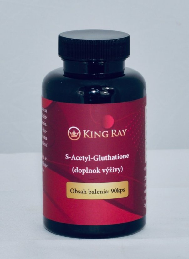 S Acetyl L Glutathione, SAG, 100 mg, 90 kapslí (Prémiová forma glutathionu, Antioxidant nové generace)