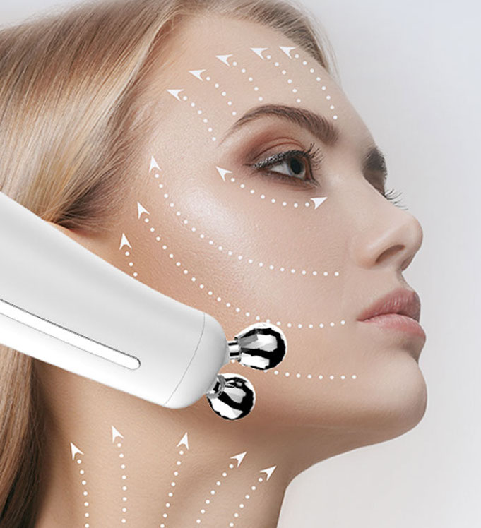 BeautyBiowave Žehlička na pleť  + roller EXCLUSIVE