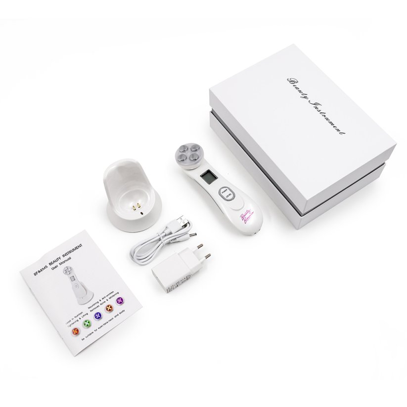 BeautyBiowave Žehlička na pleť proti vráskám MINI BÍLÁ