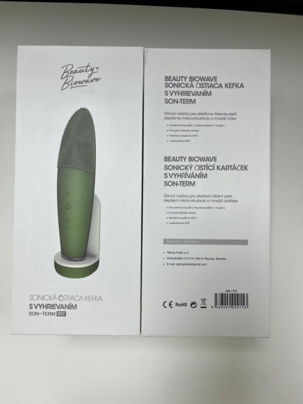 Beauty Biowave Sonická čistiaca kefka s vyhrievaním, so stojanom SON-TERM