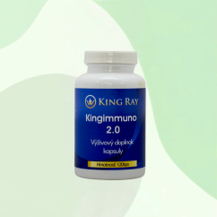 King Immuno 2.0 120kps - komplex vitamínů, antioxidantů a rostlinných složek pro podporu imunity