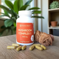 Mushroom Complex 8 (Ohňovec, Chaga)  500mg 60kps - komplex 8 húb