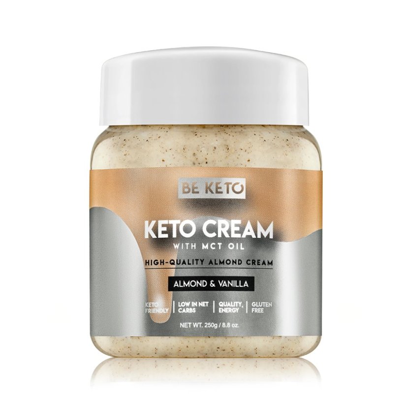 Keto krem s MCT olejem - mandle