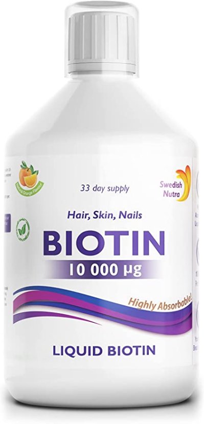 Swedish Nutra Biotín s vitamínom C 500ml