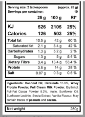 Keto krém s MCT olejom - lieskové orechy a kakao - CHOKO KING