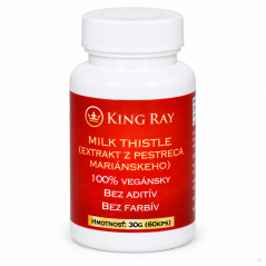 KINGRAY Milk Thistle – Mariendistelextrakt, 60 Kapseln