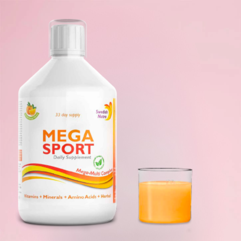 Swedish Nutra Mega Sport 500 ml (doplněk stravy pro sportovce) Swedish Nutra Mega Sport 500 ml (doplněk stravy pro sportovce)