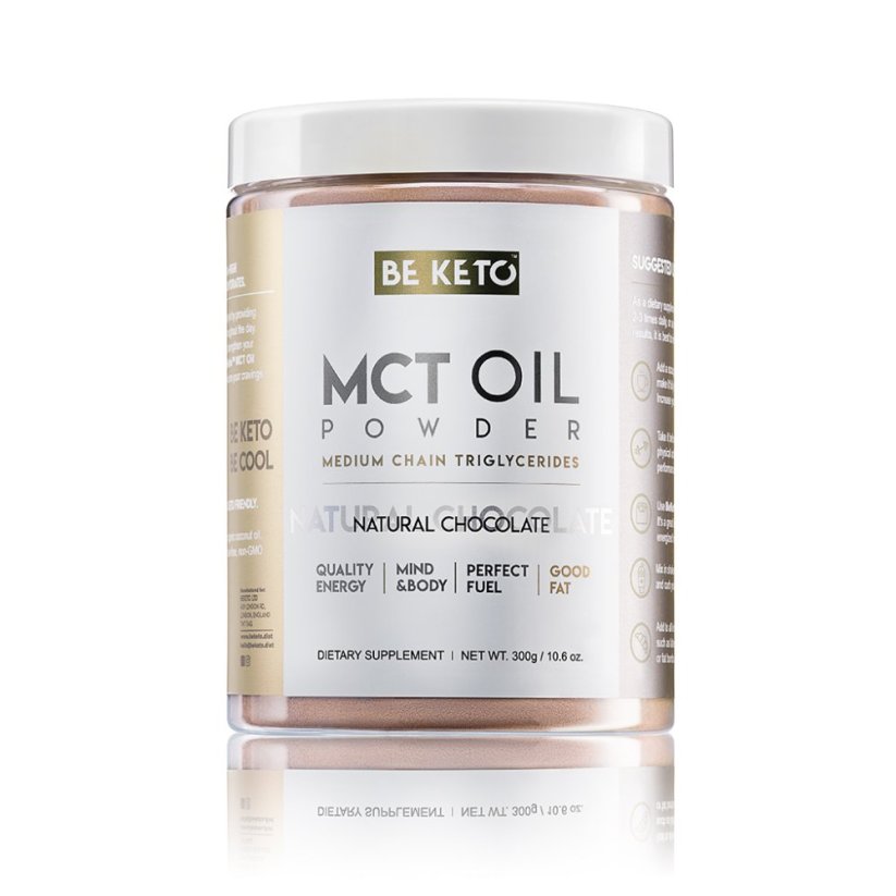 BeKeto MCT Oil Powder 300g (more variants) Exp. rôzne - Flavor: Přírodní čokoláda