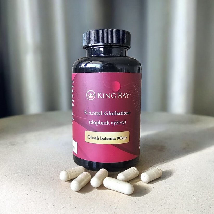 S Acetyl L Glutathione, SAG, 100 mg, 90 kapslí - mimořádná nabídka k tomuto produktu - sleva 60%