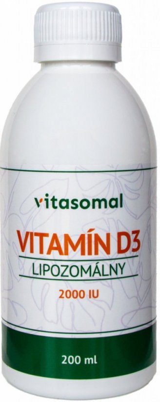 Vitasomal lipozomální vitamín D3 2000IU 200ml (bez konzervantů)