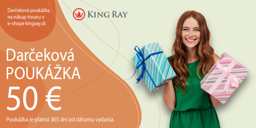 Darčeková poukážka 50 Eur (elektronická)