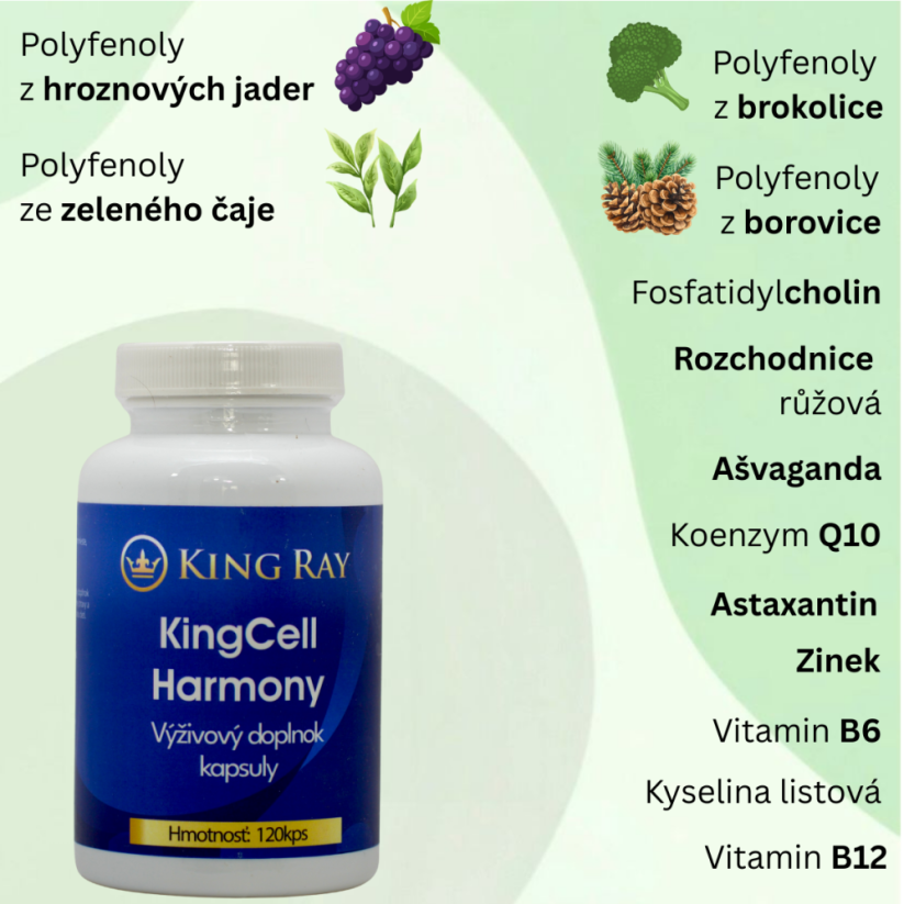 Cell Harmony 120kps - Komplex 13 látek pro jemné doladění těla do rovnováhy