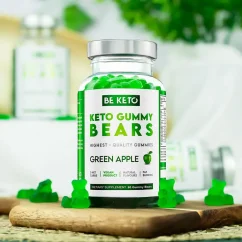 Keto Gumoví Medvídci – Zelené Jablko 60kps GUMMIES