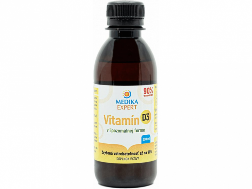Medika Expert Lipozomálny Vitamín D3 (200ml)