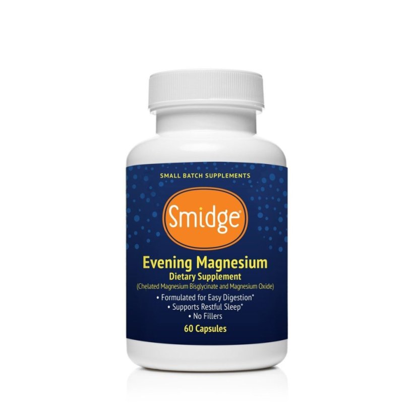 Smidge Evening Magnesium for Sleep Support 60caps