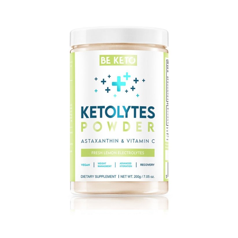 Keto Ketolyty elektrolyty bez cukru v prášku Čerstvý citron 200g