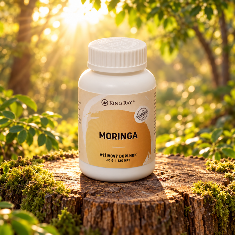 Moringa – izvleček listov 450 mg, 120 kapsul