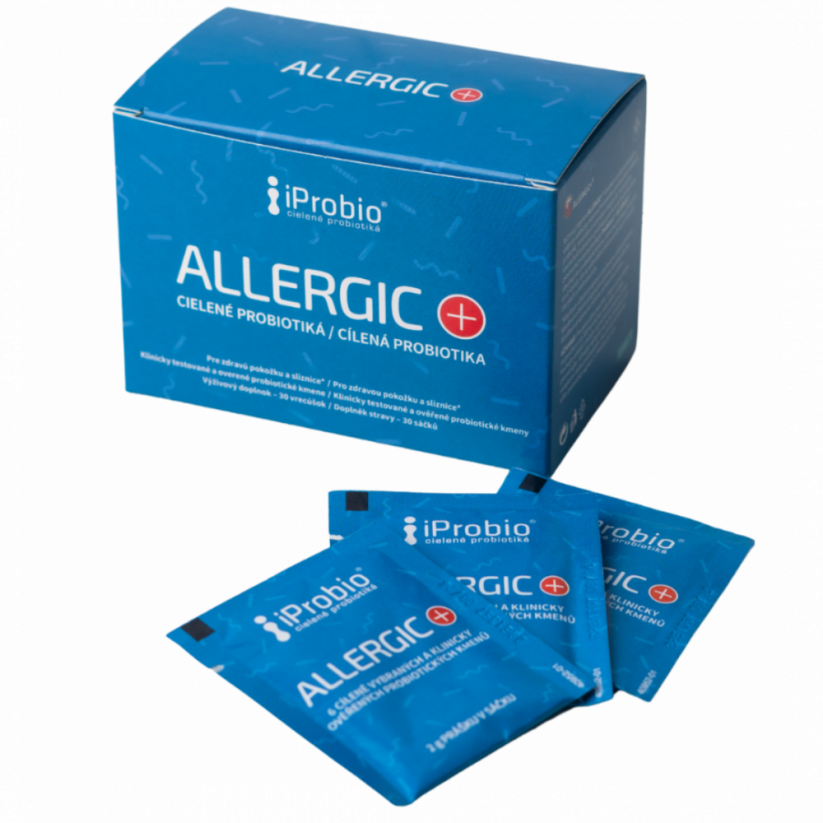 ALLERGIC+® the first targeted probiotics (3 variants) - iprobio: 1 monthly package of Allergic+®