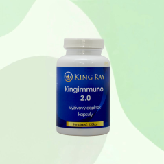 King Immuno 2.0 120kps - komplex vitamínů, antioxidantů a rostlinných složek pro podporu imunity