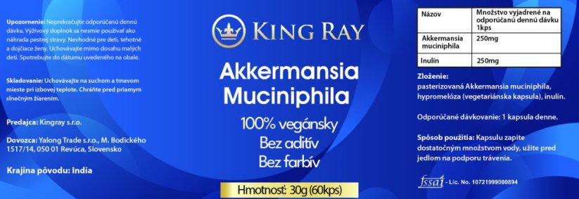 Akkermansia Muciniphila 60kps