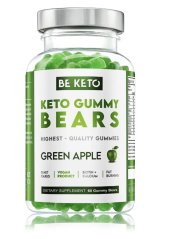 Keto Gumoví Medvídci – Zelené Jablko 60kps GUMMIES