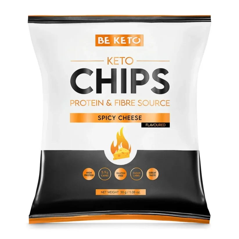 Keto chipsy – pikantní sýr 30g