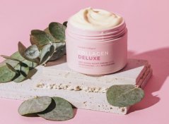 Růžové balení nočního krému Swedish Collagen Deluxe s retinolem a mořským kolagenem, 50 ml