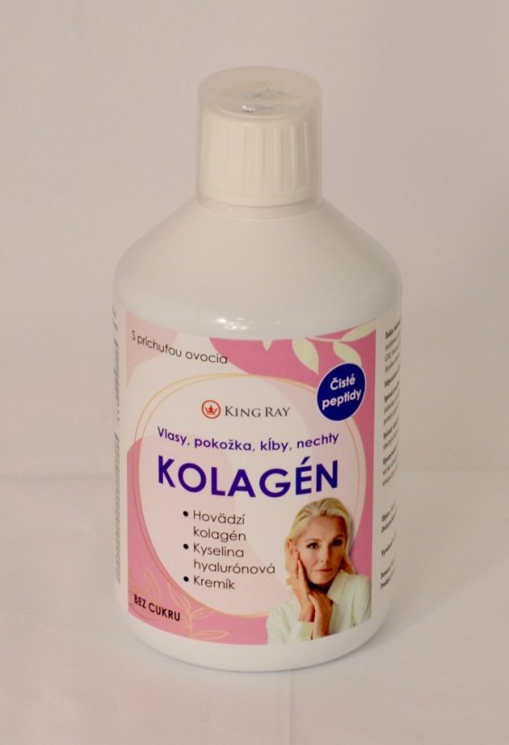 Kingray hovädzí kolagén bez cukru 500ml 10 000mg